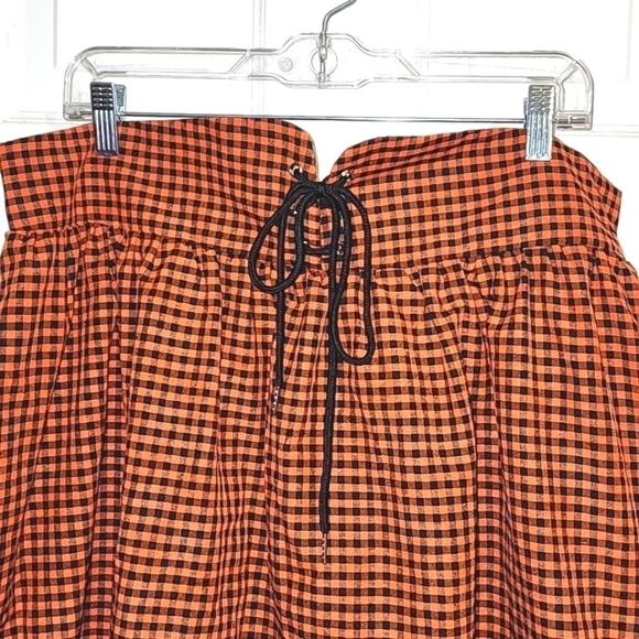 Orange and black skirt Sz 2x - Picture 2 of 8